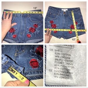 H&M Shorts - SOLD-H&M Coachella Collection Embroidered Shorts H&M Shorts - SOLD-H&M Coachella Collection Embroidered Shorts